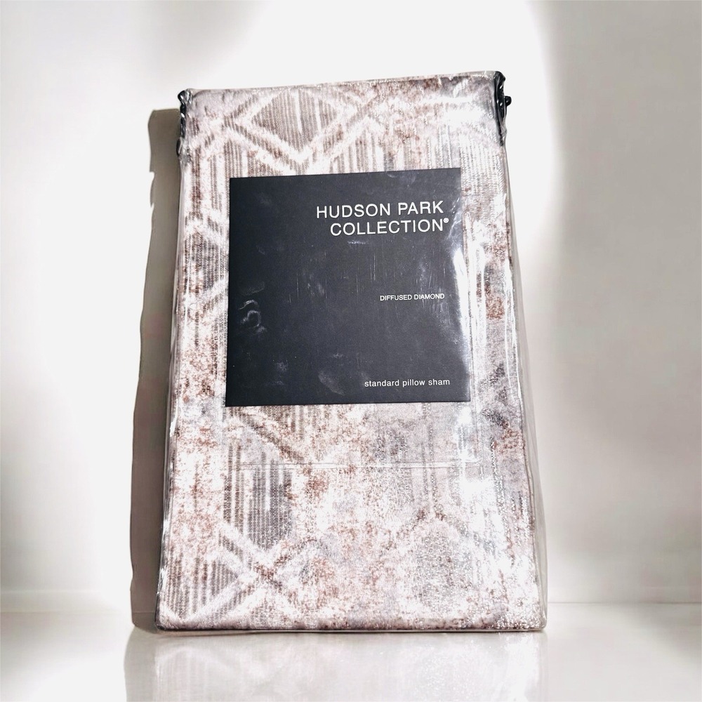 Hudson Park Collection Diffused Diamond Standard Pillow Sham $135